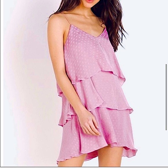 Show Me Your Mumu Suarez Ruffle Dress Primrose Dot - Picture 3 of 4